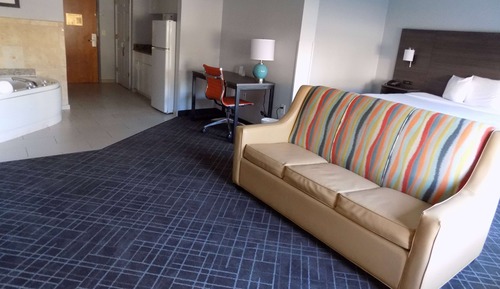 Suite, 1 cama de matrimonio grande, bañera de hidromasaje