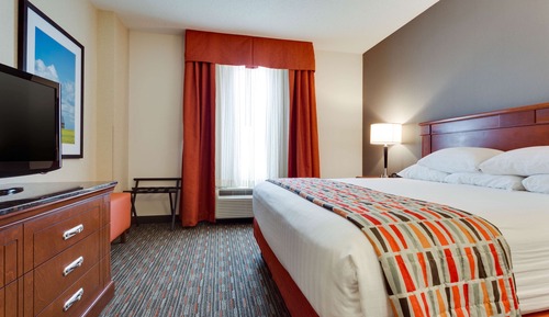 Suite, 1 cama de matrimonio grande con sofá cama, frigorífico y microondas (2 Rooms, Tub)