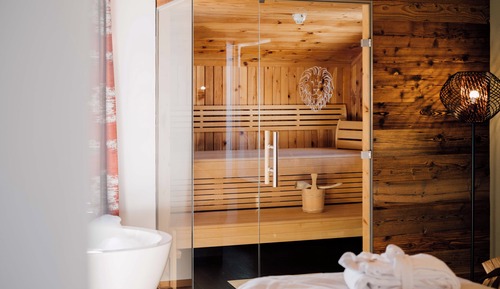 Suite estudio de lujo, sauna
