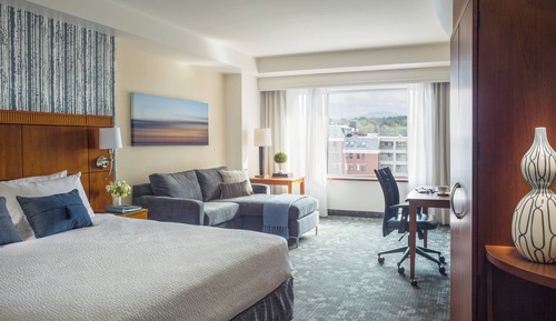 Habitación, 1 cama de matrimonio grande con sofá cama, no fumadores, vistas a la ciudad