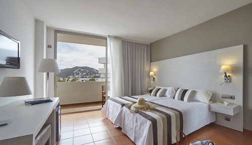 Habitación doble, terraza, vistas al mar