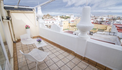 Habitación cuádruple, terraza