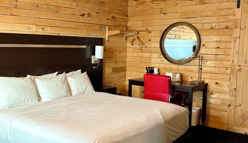 Habitación, 1 cama de matrimonio grande, accesible para personas con discapacidad (Rustic)