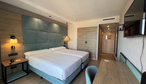 Habitación Deluxe doble, terraza, vistas al mar