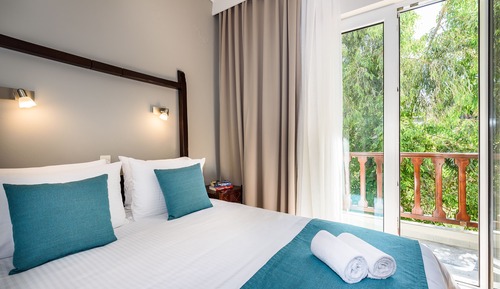 Apartamento familiar, vistas al jardín