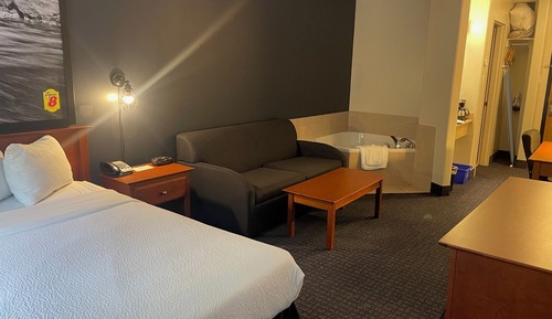 Suite, 1 cama de matrimonio grande con sofá cama