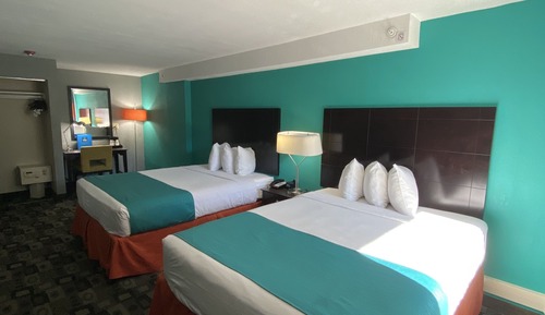 Habitación, 2 camas de matrimonio, accesible para personas con discapacidad, no fumadores