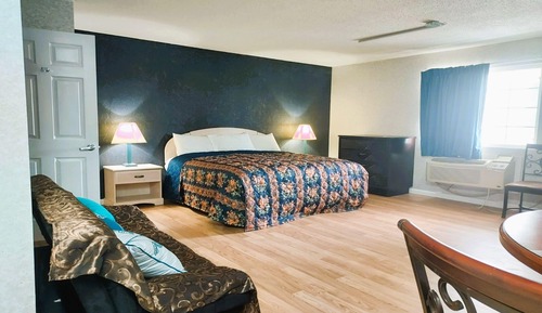Suite estudio de luna de miel, 1 cama de matrimonio grande, cocina básica
