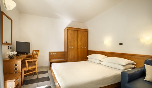 Habitación estándar doble, 1 cama de matrimonio con sofá cama