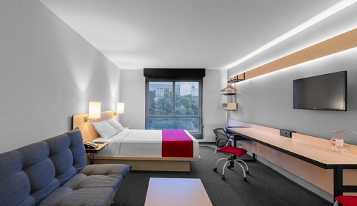 Habitación superior, 1 cama de matrimonio con sofá cama