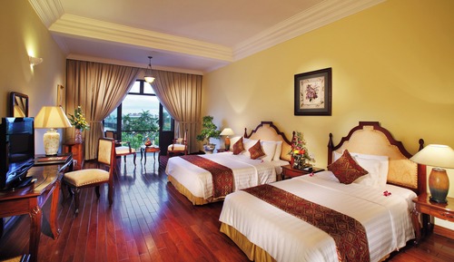 Habitación triple Premium, vistas al río
