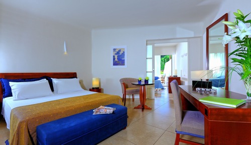 Habitación familiar, vistas al jardín