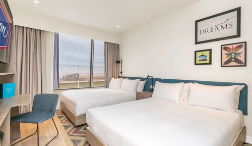 Habitación Premium, 2 camas dobles, no fumadores, vistas al mar