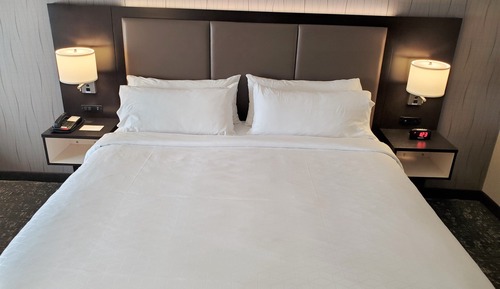 Suite, 1 cama de matrimonio grande, accesible para personas con discapacidad (Roll-In Shower)