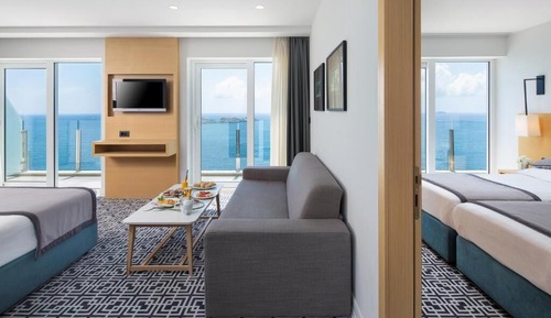 Suite Premium, 2 habitaciones, balcón, vistas al mar