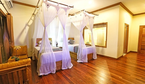 Villa estándar, 1 cama de matrimonio grande, en la zona del jardín