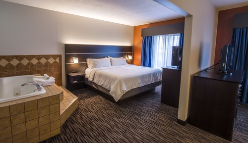 Suite, 1 cama de matrimonio grande, bañera de hidromasaje