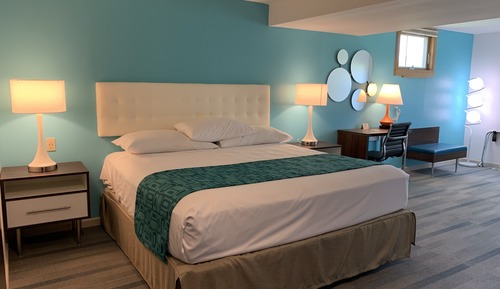 Suite, 1 cama de matrimonio grande, frigorífico y microondas