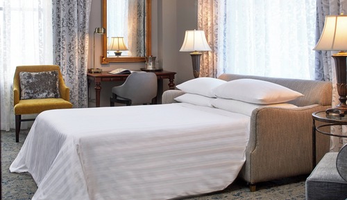 Suite, 1 cama de matrimonio grande con sofá cama