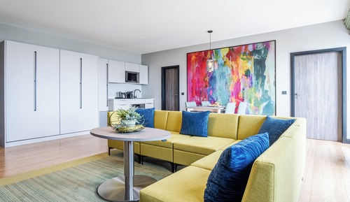 Apartamento, 2 habitaciones, vistas al mar (Fire Safety Window, cannot be opened)
