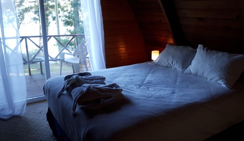 Chalet Confort, 2 habitaciones, chimenea, vistas al mar