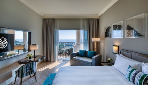 Suite, balcón, vistas al mar