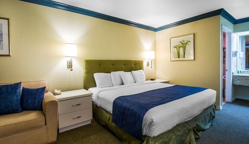 Habitación, 1 cama de matrimonio grande con sofá cama, accesible para personas con discapacidad