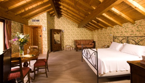 Suite, 1 cama de matrimonio, balcón, vistas a la montaña
