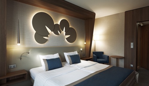 Habitación estándar con 1 cama doble o 2 individuales