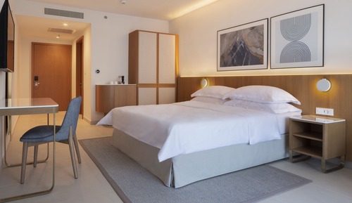 Habitación superior con 1 cama doble o 2 individuales, accesible para personas con discapacidad