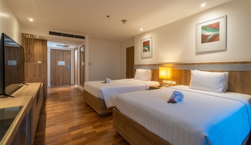 Habitación superior, vistas al mar
