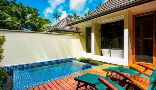 Villa, 1 cama de matrimonio grande (Beach Plunge Pool)