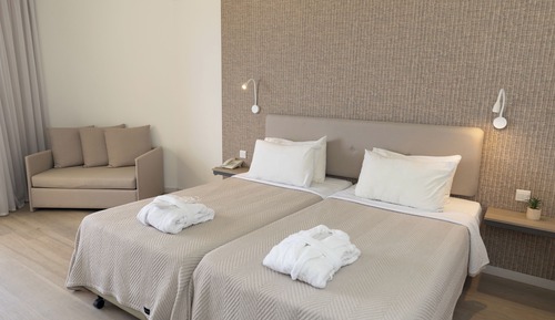 Habitación Deluxe con 1 cama doble o 2 individuales, vistas al mar