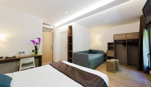 Habitación cuádruple, bañera