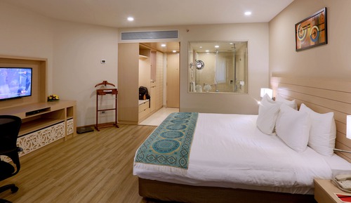 Habitación Deluxe, 1 cama de matrimonio, vistas al jardín (Executive Club Double)