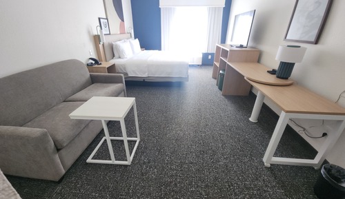 Habitación, 1 cama de matrimonio grande con sofá cama