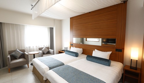 Habitación de lujo con 2 camas individuales (J Premium Blue)