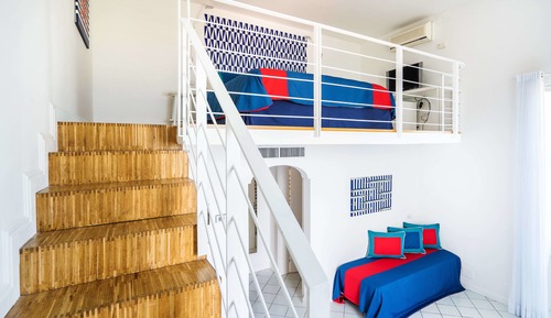 Habitación familiar, vistas al mar