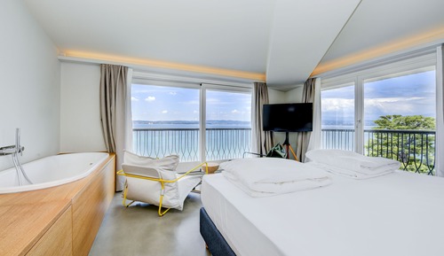 Suite junior, vistas al lago