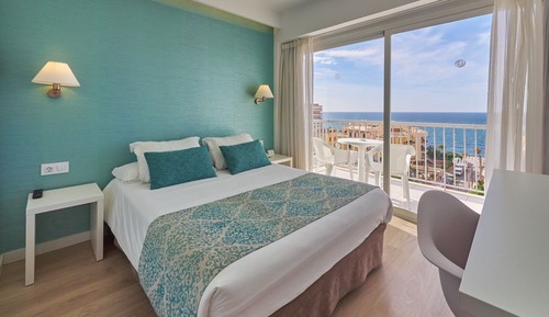 Habitación doble de uso individual, balcón, vistas al mar