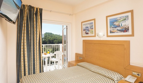 Habitación básica doble, balcón