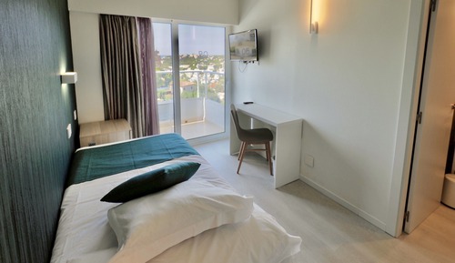 Habitación individual, balcón