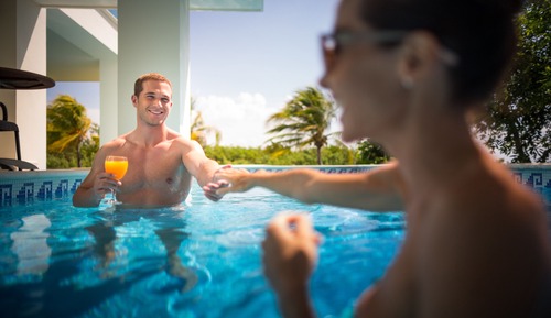 Suite, acceso a la piscina, vistas al jardín (Emerald)