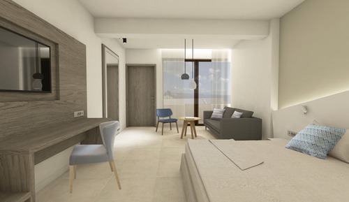 Habitación doble superior, vistas al mar