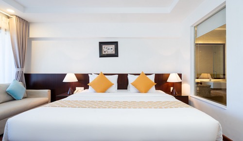 Habitación doble superior, vistas al jardín