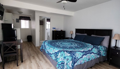 Suite estudio Deluxe, 1 cama de matrimonio grande, no fumadores, cocina básica