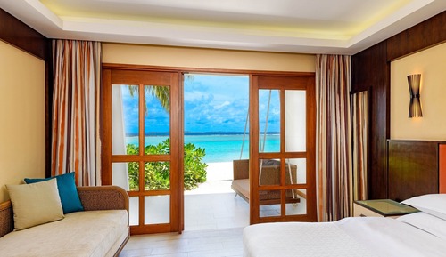 Habitación Deluxe, 1 cama de matrimonio grande, vistas a la playa