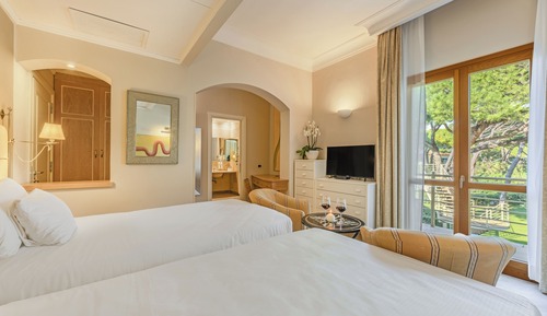 Habitación clásica con 2 camas individuales, vistas al parque