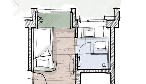Habitación individual clásica, baño privado