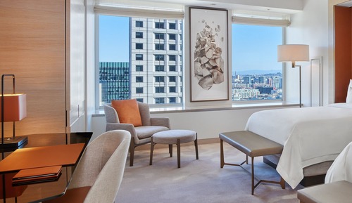 Habitación Grand, 2 camas dobles, vistas a la ciudad